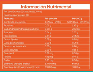 Berberina con Canela de Ceylan